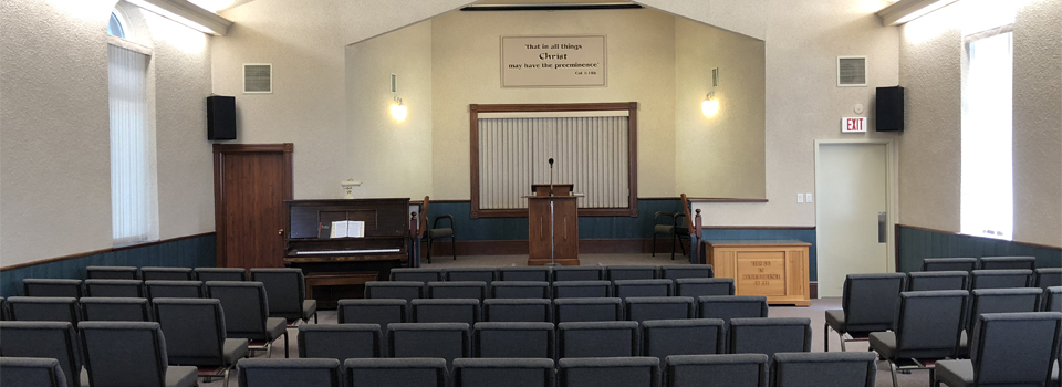 Tavistock Bible Chapel - That in All Things He Might Have the Preeminence